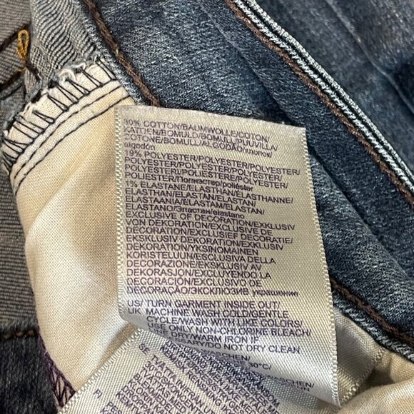 NYDJ Marilyn Straight Jeans Women's Size 6 Embroidered Back Pockets Mid Rise - Picture 7 of 11